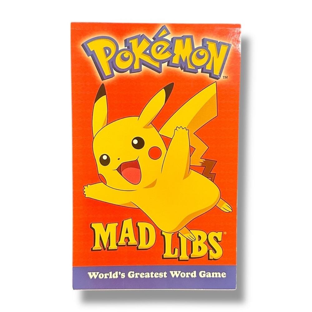 2017 Pokemon Mad Libs Book